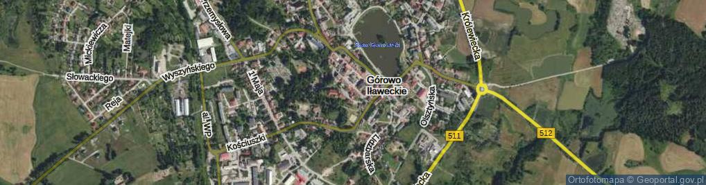 Zdjęcie satelitarne Tamka ul.